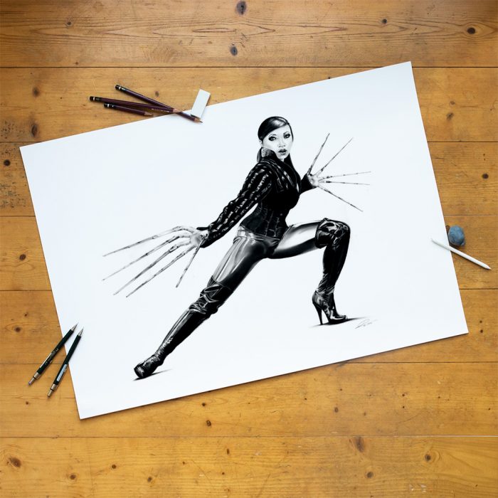 original Zeichnung Lady Deathstrike