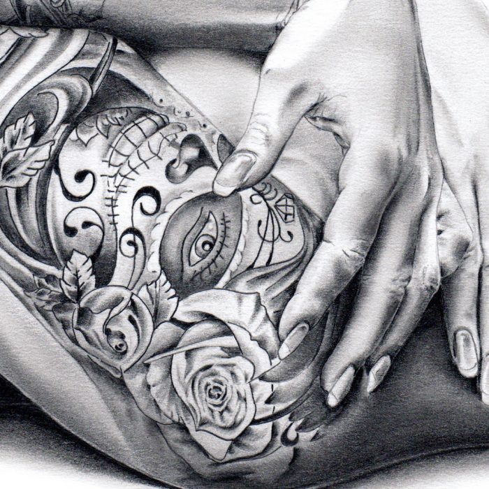 original Zeichnung Sanctums Birth Detail original Zeichnung Sanctums Birth Detail