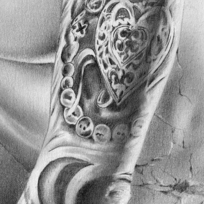 original Zeichnung Hera Detail original Zeichnung Hera Detail