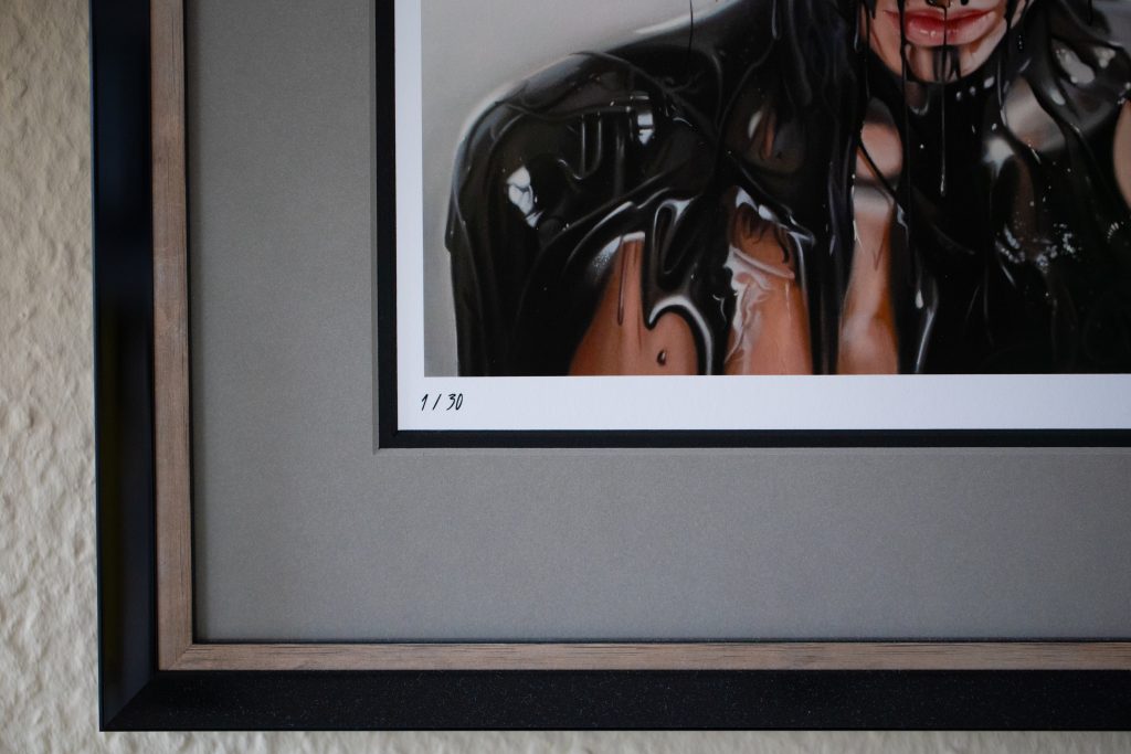 Dirk Richter Bleistiftkunst Einrahmung Hannover Passepartout