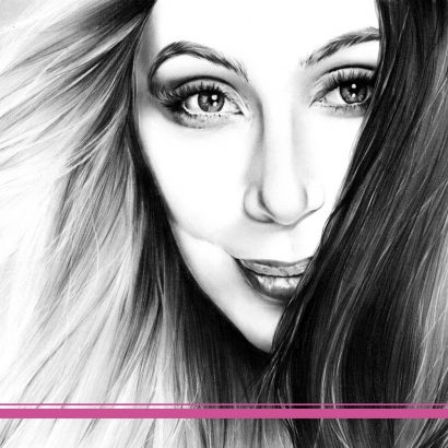 Blog Bild Zeichnung Portrait Cher