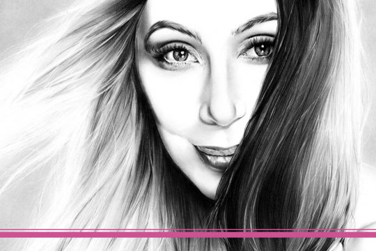Blog Bild Zeichnung Portrait Cher
