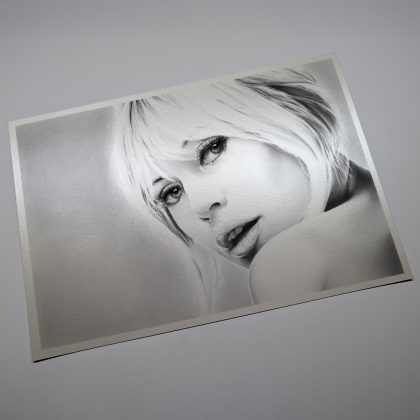 Dirk Richter silver line Kunstdruck limitiert Brigitte Bardot 2