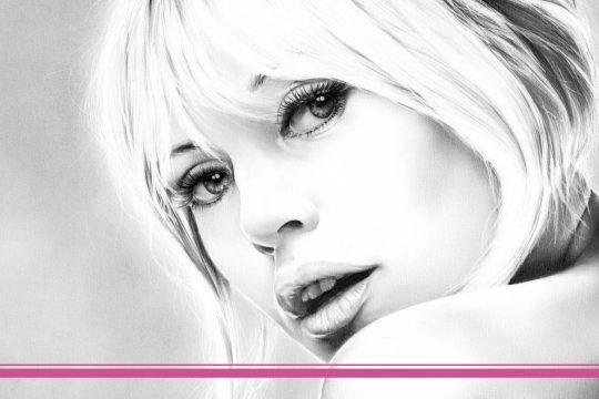 Blog Bild Zeichnung Portrait Brigitte Bardot 2