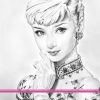 Kunstwerk Original Audrey Hepburn Büste Bleistiftzeichnung Portrait Kunst Dirk Richter - Kunstwerk Original Audrey Hepburn Büste
