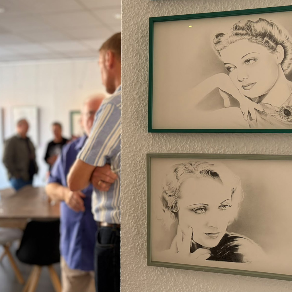 Vernissage Dirk Richters Einzelausstellung Stars & Stripes in Bochum